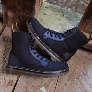 Dr. Martens Black Kids Boots